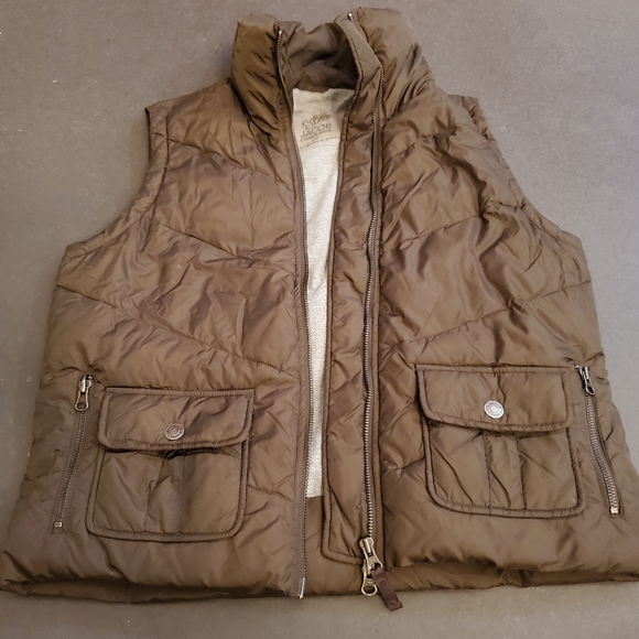 JACOB CONNEXION olive puffer vest - Picture 9 of 11